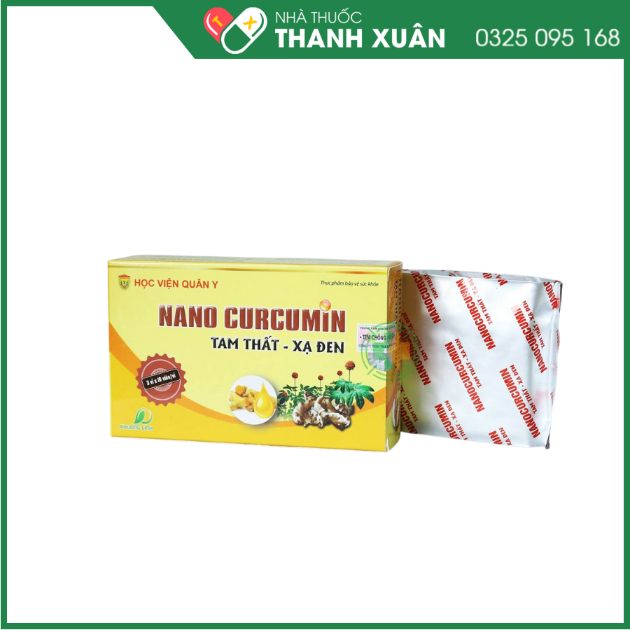 Nano Curcumin - Viên uống hỗ trợ giảm viêm loét dạ dày